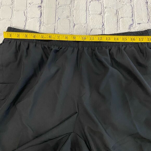 Adidas Shorts Men's Size 2XL Color Black White 3-Stripes Own the Run Lined - Picture 8 of 12